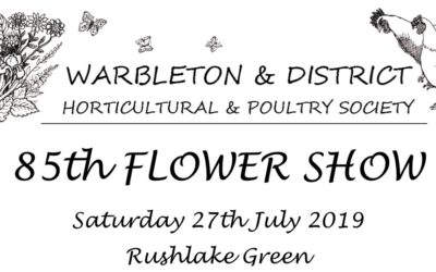 FLOWER SHOW on RUSHLAKE GREEN