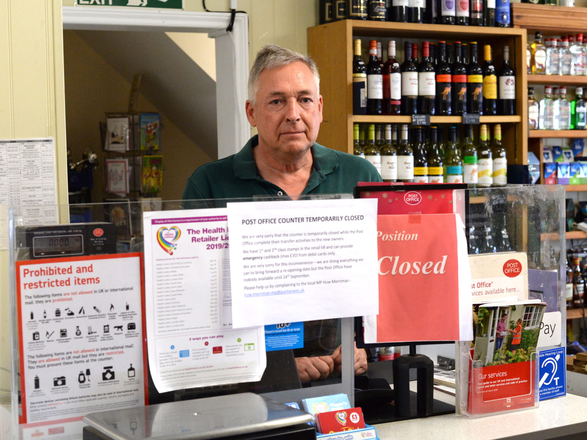 RUSHLAKE GREEN POST OFFICE TRANSFER DELAYED