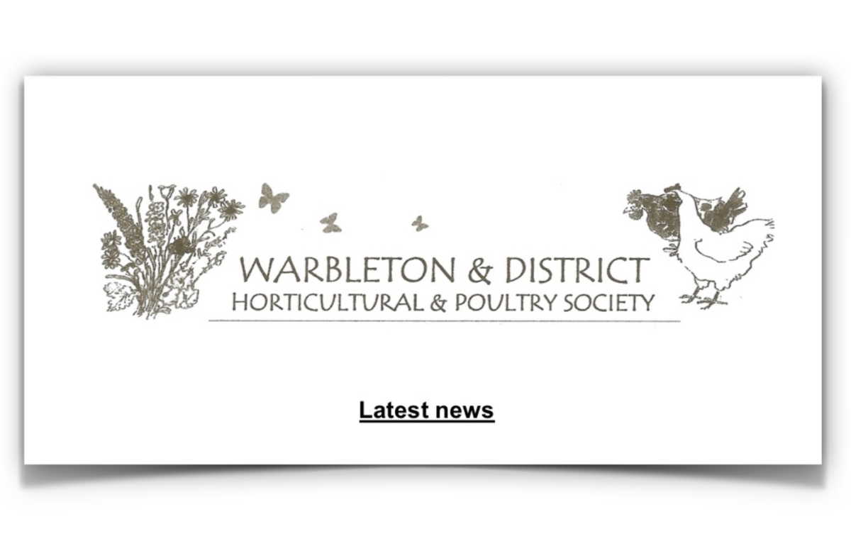 Horticultural Society May Newsletter