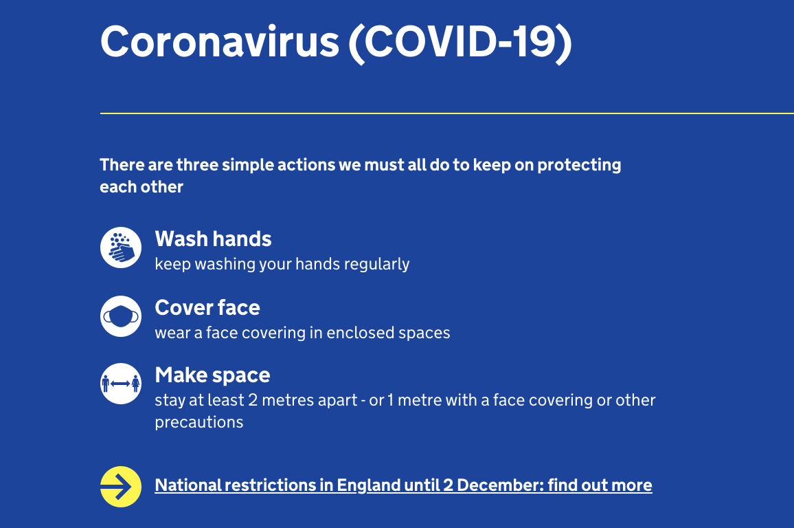 Latest restrictions and where to get information