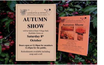 THE AUTUMN SHOW IS BACK