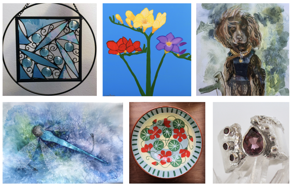 HAILSHAM ARTISTS NETWORK SUMMER SHOW AT RUSHLAKE GREEN