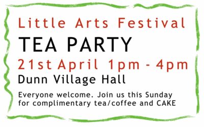 LITTLE ARTS WELCOME TEA PARTY SUNDAY 21st Be there, be in the know.