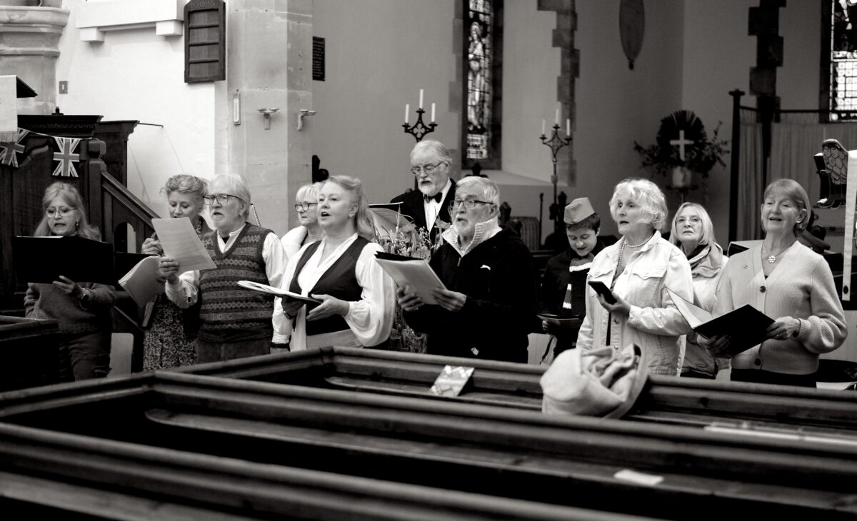 VILLAGE PLAYERS COMMEMORATE VE80 IN WORDS AND SONG